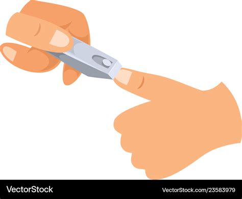 Nail Clipper Royalty Free Vector Image Vectorstock