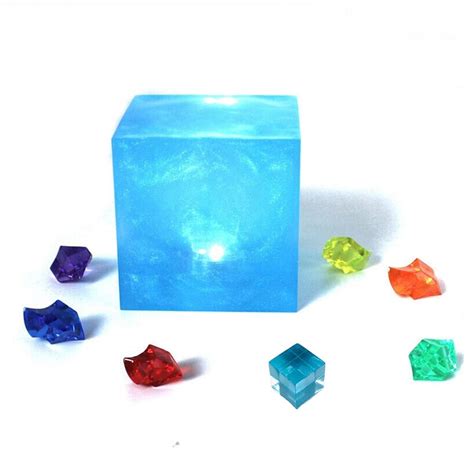 Tva Tesseract Cube With Led Light And Infinity Stones Set