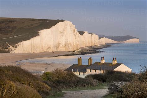 Seven Sisters Chalk Cliffs South Downs National Park East Sussex