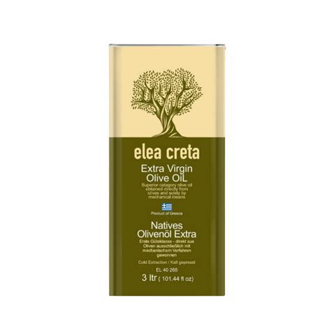 Elea Creta Extra Virgin Olive Oil 3 Liter | The Shop Agora