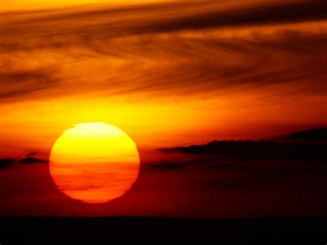 sunset, Sun, Red sun, Sunlight, Red, Red sky, Desert Wallpapers HD ...