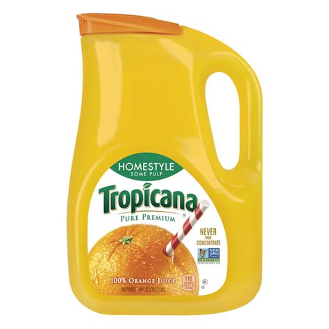 Tropicana Orange Juice Nutrition Facts | Besto Blog