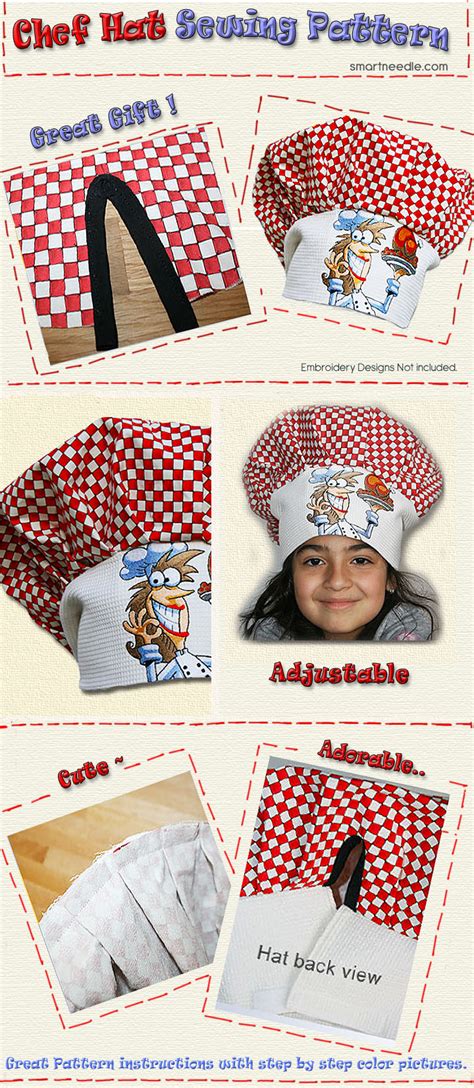 Chef Hat Sewing Pattern