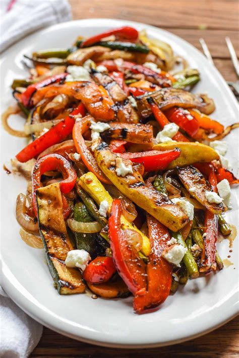 Balsamic Grilled Vegetables with Goat Cheese | NeighborFood | Recipe ...