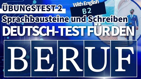 Bungstest Deutsch Test F R Den Beruf B Sprachbausteine Und