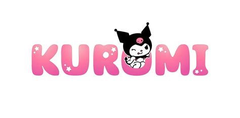 Download vector illustration Kuromi fonts with character cartoon ...