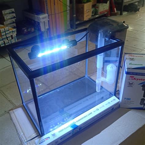 Jual Aquarium Set Siap Pakai Ukuran S Uk X X Shopee Indonesia