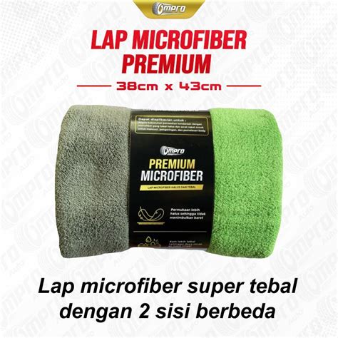 Jual Lap Microfiber Mobil Kain Lap Mikrofiber Premium Ompro Cm X Cm