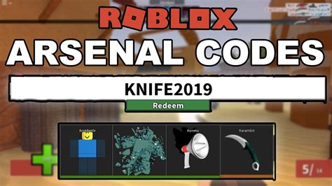 Roblox Arsenal Codes List