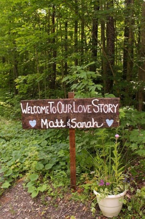 Sign At End Of The Driveway Rustic Wedding Sign Diy Outdoor Weddings