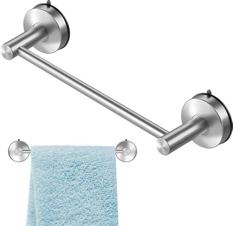 Amazon Dgyb Brushed Nickel Towel Bar For Bathroom Inch Suction