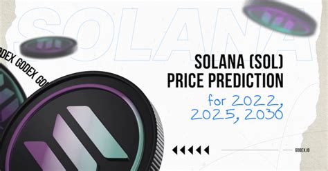 Solana Sol Price Prediction For 2024 2025 2030 Godex Crypto Blog