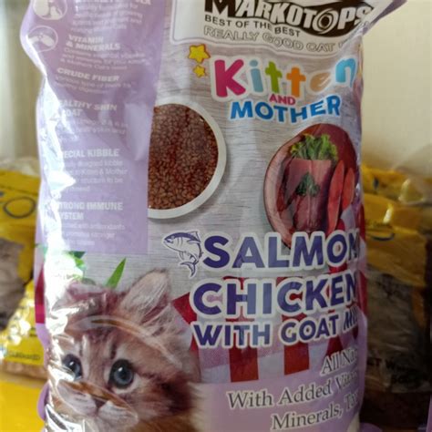 Jual Makanan Kucing Markotop Kitten And Mother 1 Kg Salmon And Chicken