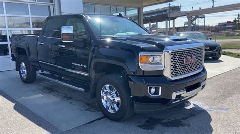 Black 2017 Gmc Sierra 3500hd Denali Review Gsl Gm City Calgary Youtube