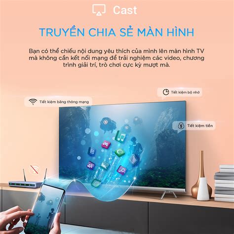 Smart Tivi Coocaa 65 Inch 65V8 TV 4K UHD Kết nối wifi Điều khiển giọng