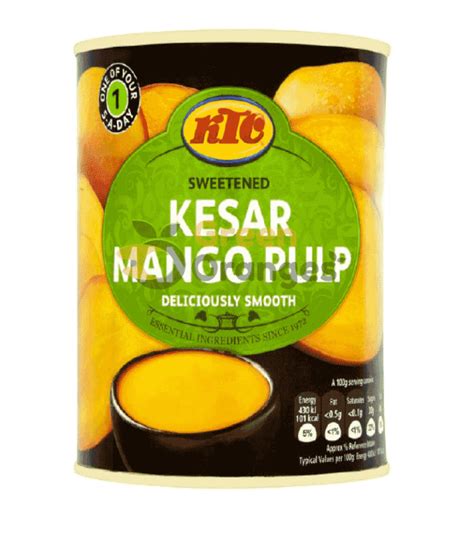 KTC Kesar Mango Pulp 850g GreenOranges