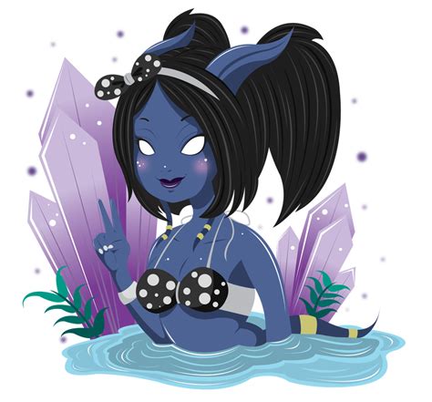 Draenei Wow Girls Of Summer By Ghostnoise On Deviantart