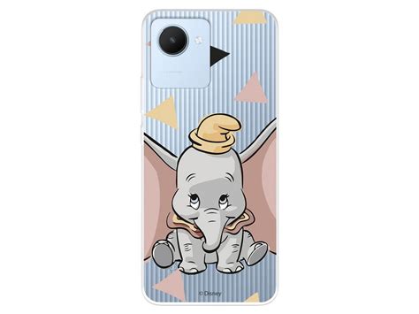 Capa Para Realme C Oficial De Disney Dumbo Silhueta Transparente