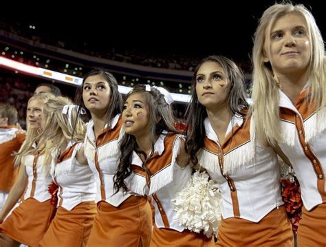 Texas Longhorns cheerleaders through the years, from 1955 to 2024