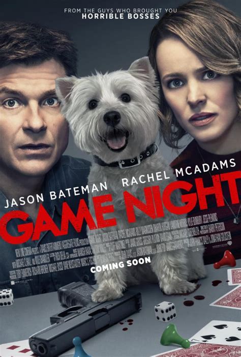 Jason Bateman and Rachel McAdams featured on new Game Night poster