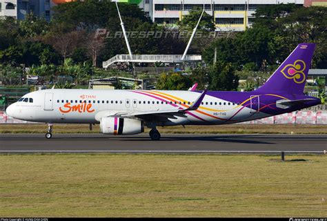 HS TXQ Thai Smile Airbus A320 232 WL Photo By HUNG CHIA CHEN ID