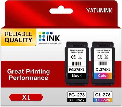 Amazon YATUNINK XL 275 And 276 Ink Cartridges Compatible For Canon