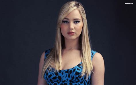 Window Blonde Blue Eyes Actress Face Jennifer Lawrence Side View