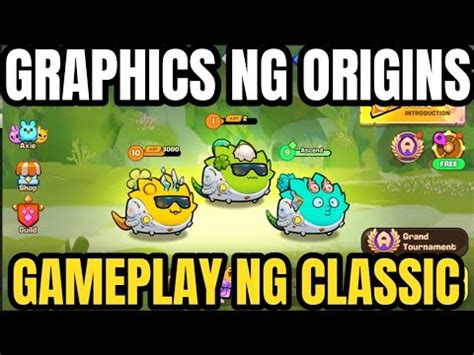 Axie Origins Graphics Nilagay Sa Axie Classic Axie Origins Update