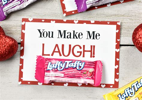 Laffy Taffy Free Printable Valentine Cards Fun Squared