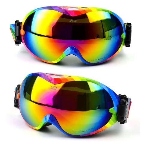 Fashion Outdoor Cool Ski Goggles Anti Fog Sunglasses For Women And Men