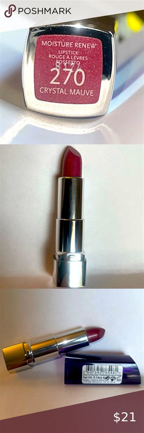 Rimmel Moisture Renew Lipstick In Crystal Mauve 270 Lipstick