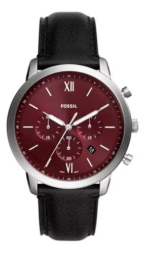 Fossil Fs6016 Men S Watch Neutra Black Black Color De La Correa Negro