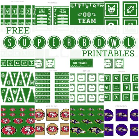 Free Printable Football Banner + Game Day Crafts & More • Moms Confession