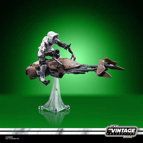 STAR WARS THE VINTAGE COLLECTION SPEEDER BIKE 4 From 4 LOM To Zuckuss