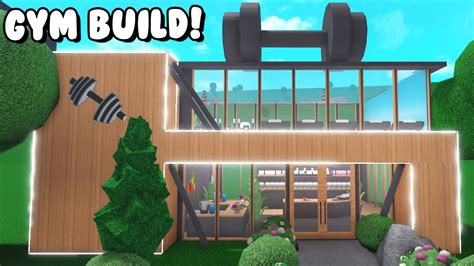 BUILDING A GYM With NEW UPDATE GYM ITEMS In Bloxburg YouTube