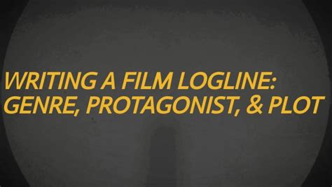 Writing A Film Logline Wk 2