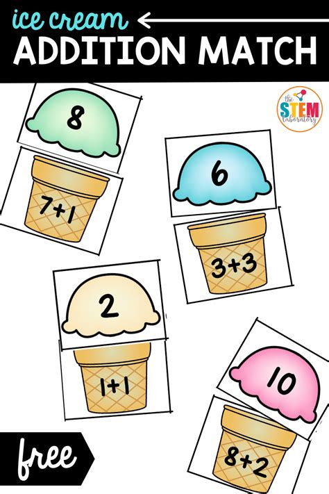 Ice Cream Number Matching Puzzles 1 10 Bf1