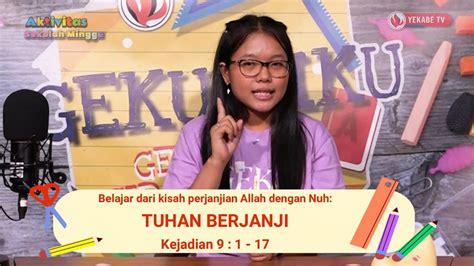 AKTIVITAS SEKOLAH MINGGU 248 TUHAN BERJANJI YouTube