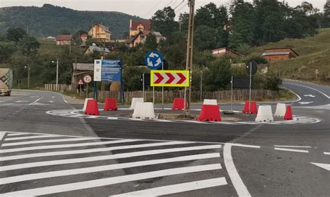 Foto Video Sensuri Giratorii Temporare Montate La Ie Irile Din Abrud