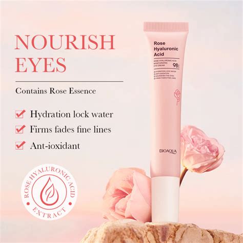 BIOAQUA Rose Hyaluronic Acid Moisturizing Eye Cream Moisturizing