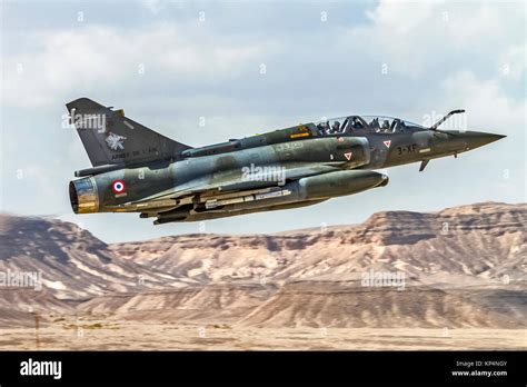 France Air Force Mirage 2000d In Flight Photographed At The “blue Flag” 2017 An International