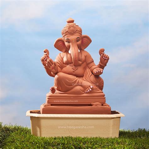 18inch Eco Friendly Ganpati Murti Tree Ganesha Veling Ganpati