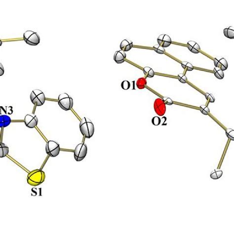 Ortep Generated Ellipsoid Molecular Structure Of Complexes 11 And 12 Download Scientific