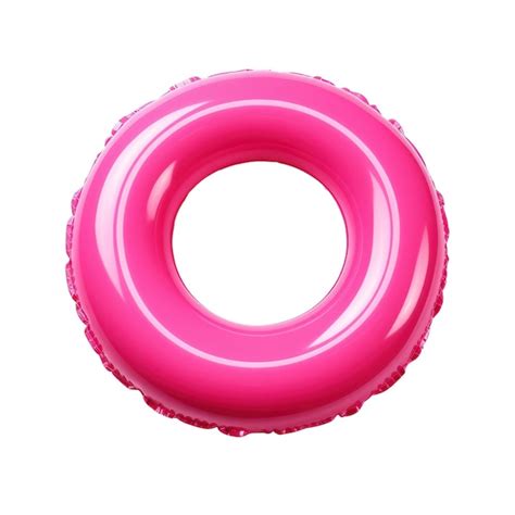 Premium Ai Image Lifebuoy Isolated On White Background Pink Color