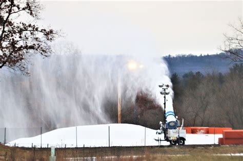 Photo Story Snowmaking At Fort Mccoys Whitetail Ridge Ski Area