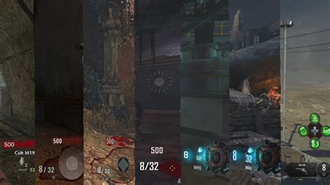 Call Of Duty Zombies Hud Heads Up Display Evolution Waw Bo1 Bo2 Bo3