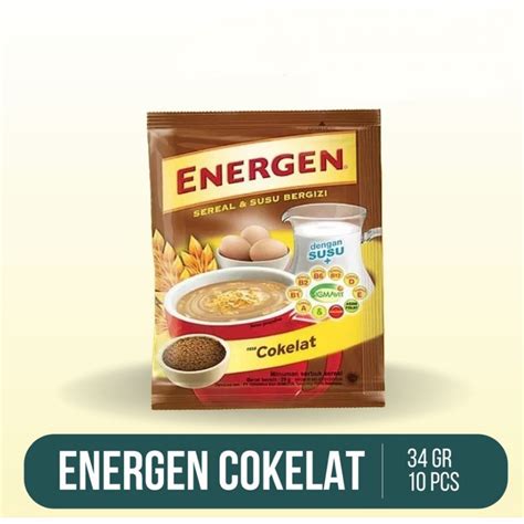 Jual PROMO ENERGEN Susu Sereal Rasa Coklat Sachet 1 Renceng Isi 10