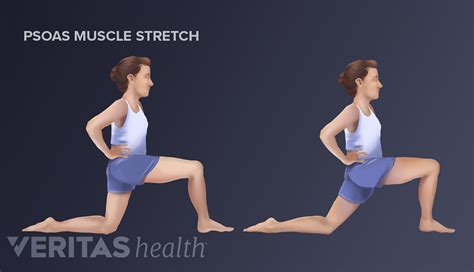 Psoas Stretches Printable