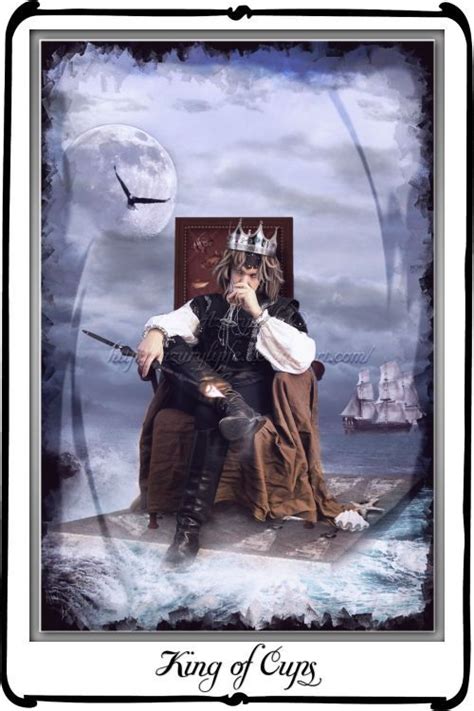 Tarot King Of Cups By Azurylipfe On DeviantArt King Of Cups King