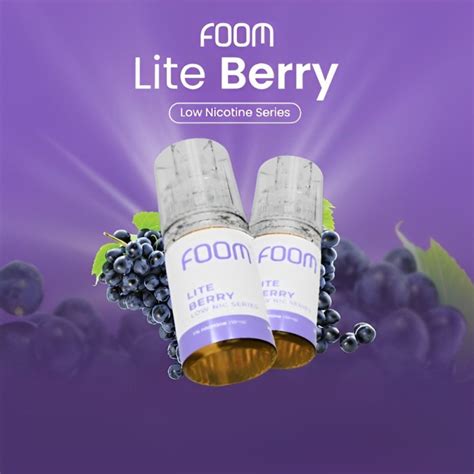 Jual Foom Lite Berry Liquid Saltnic Original Shopee Indonesia